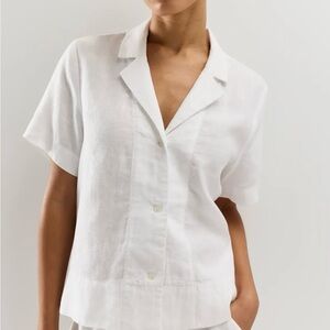Quince 100% European Linen Short Sleeve Shirt